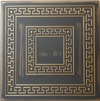 Διακοσμητικό Πάνελ Οροφής / Τοίχου RETRO - BLACK/GOLD 23