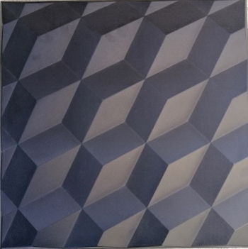 Διακοσμητικό Πάνελ Τοίχου / Οροφής 3D ROMB BLACK